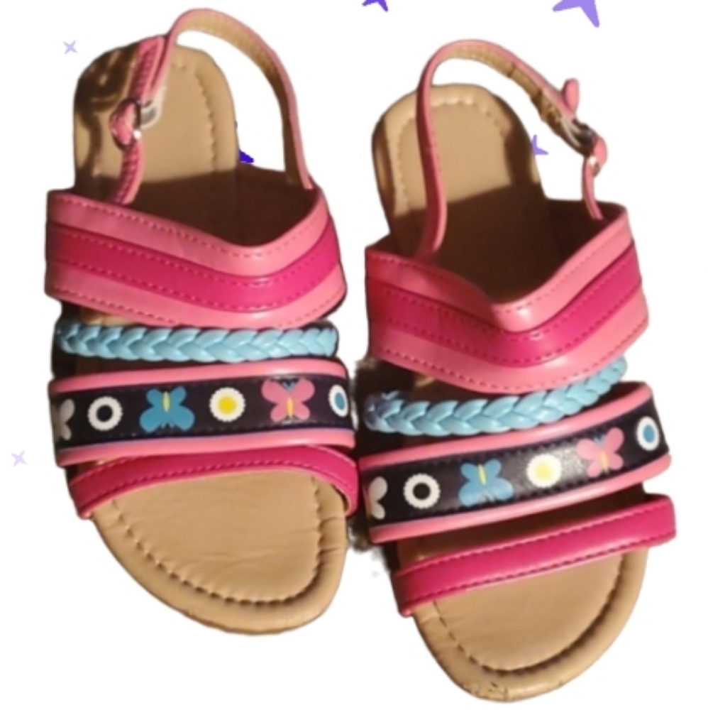 Avon 13 multicolored butterfly sandals